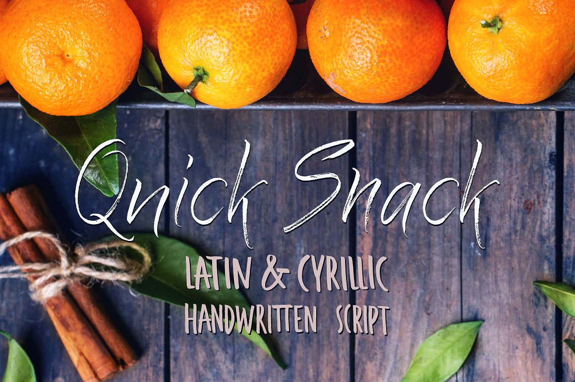 Quick Snack Font preview