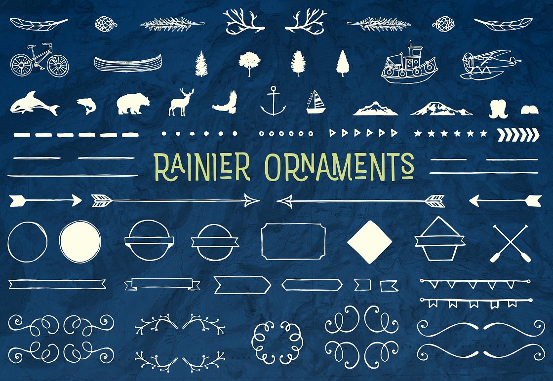 Rainier Ornaments Font preview