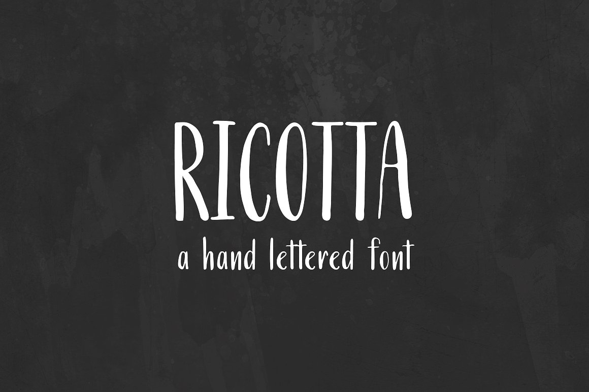 Ricotta Font preview