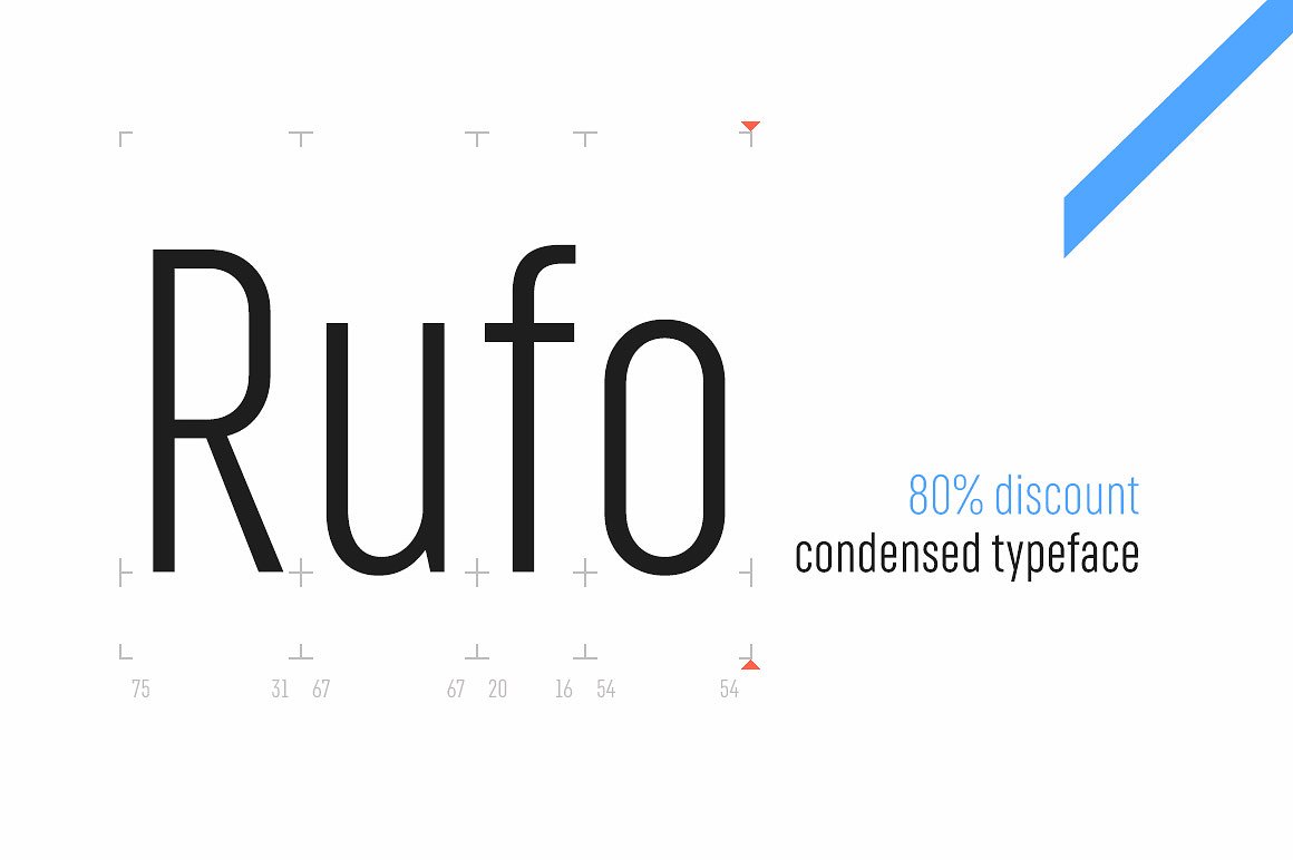 RF Rufo Font preview