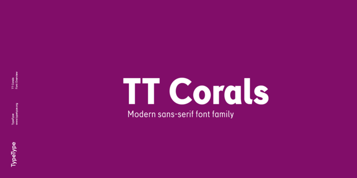 TT Corals Font preview