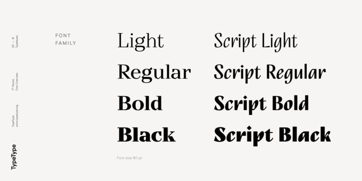 TT Nooks Script-Light Font preview
