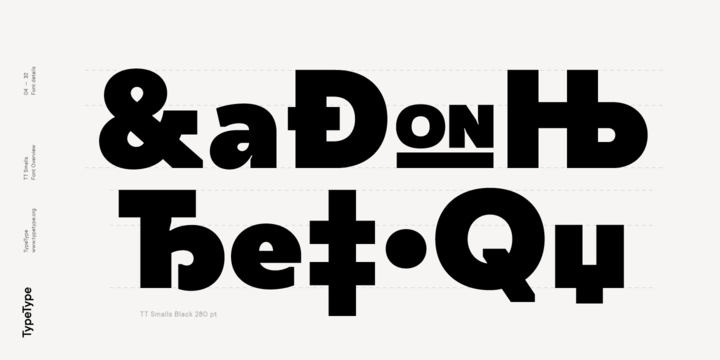 TT Smalls SemiBold Italic Font preview