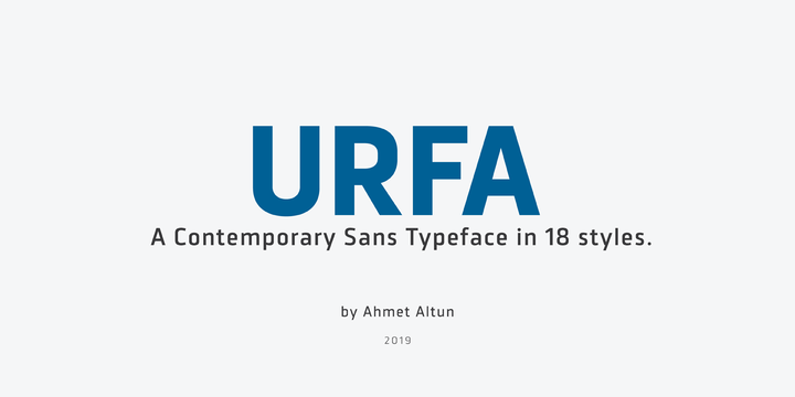 Urfa Font preview
