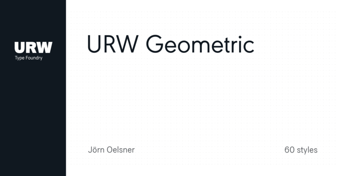 URW Geometric Font preview