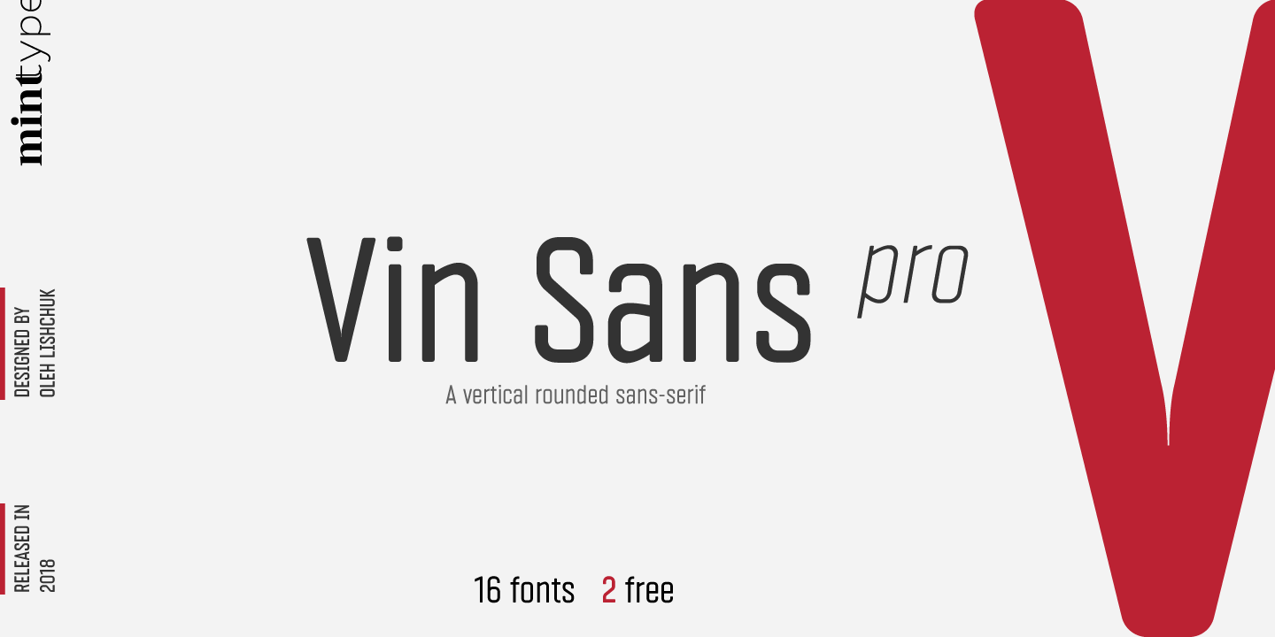 Vin Sans Pro Font preview