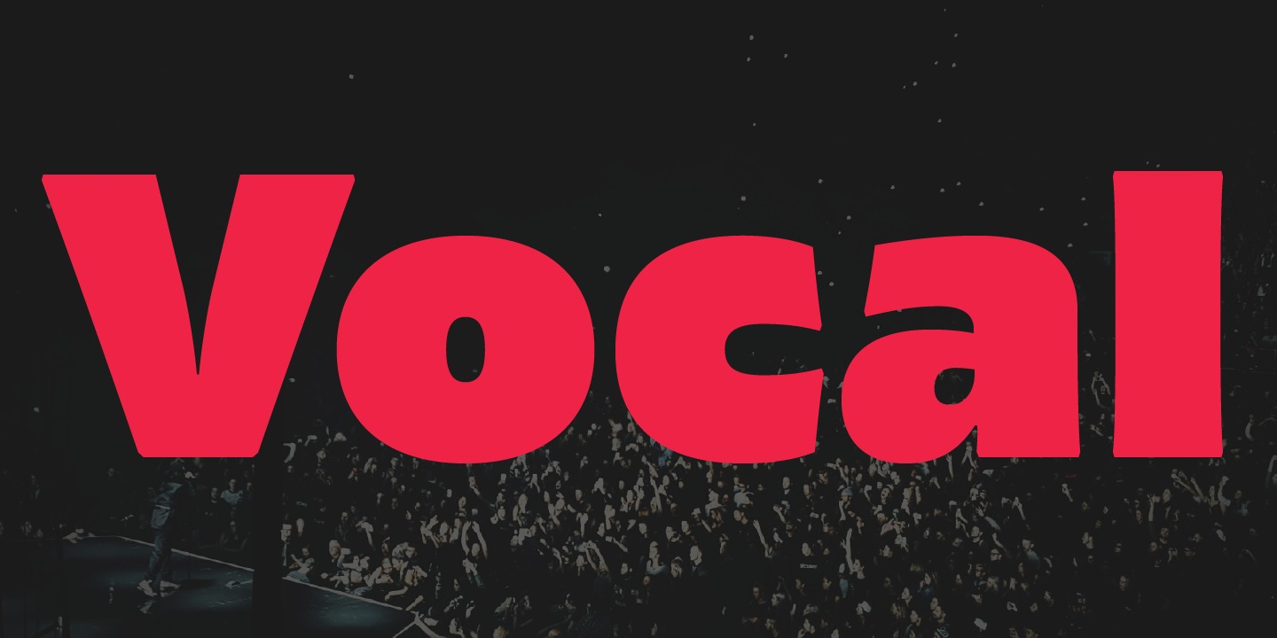 Vocal Font preview