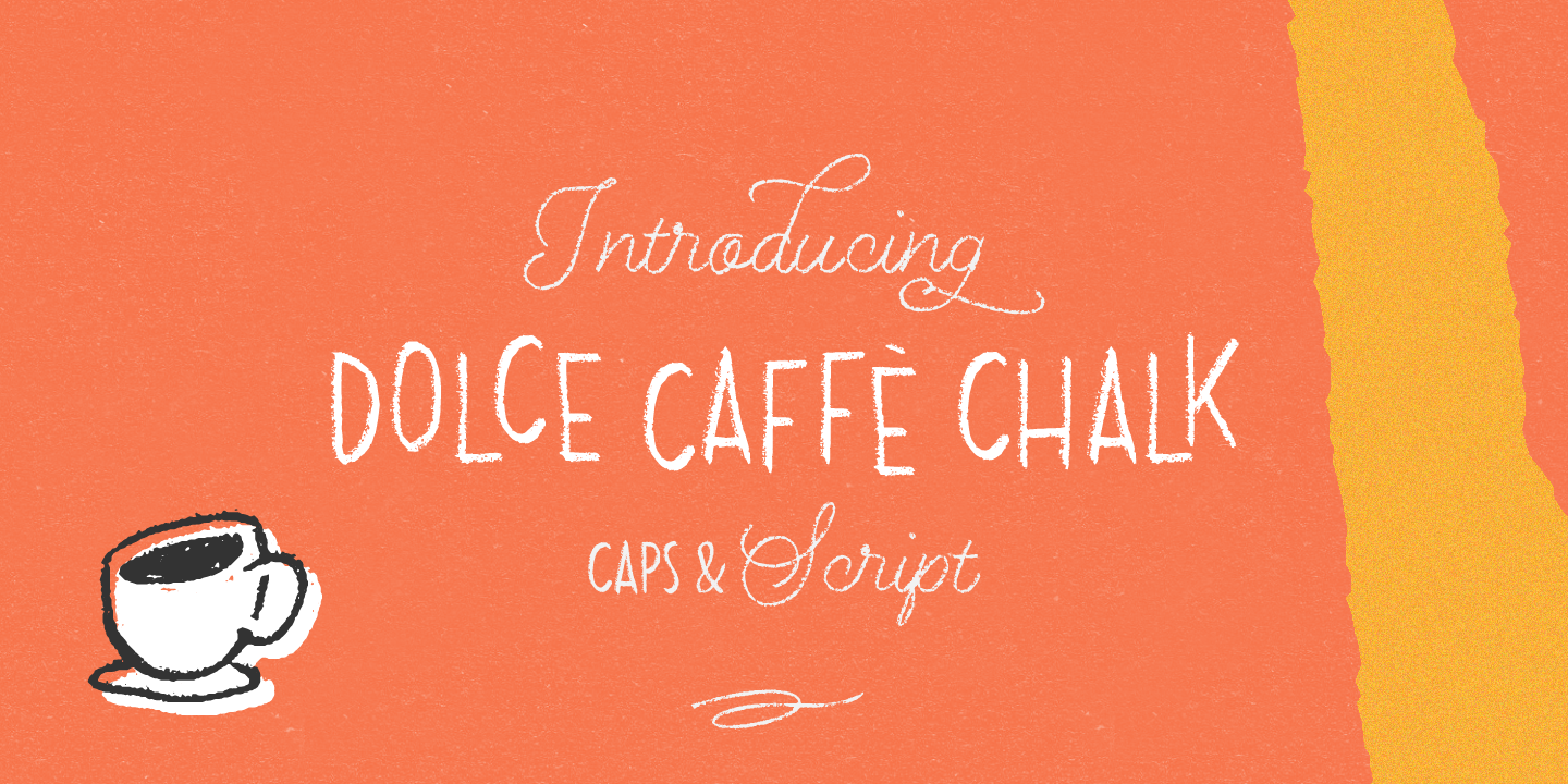 Dolce Caffe Chalk Font preview