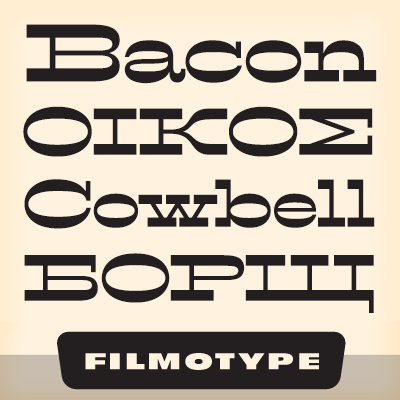 Filmotype Western Font preview