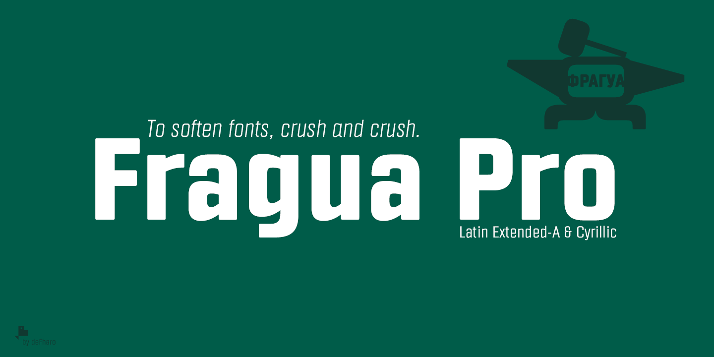 Fragua Pro Font preview