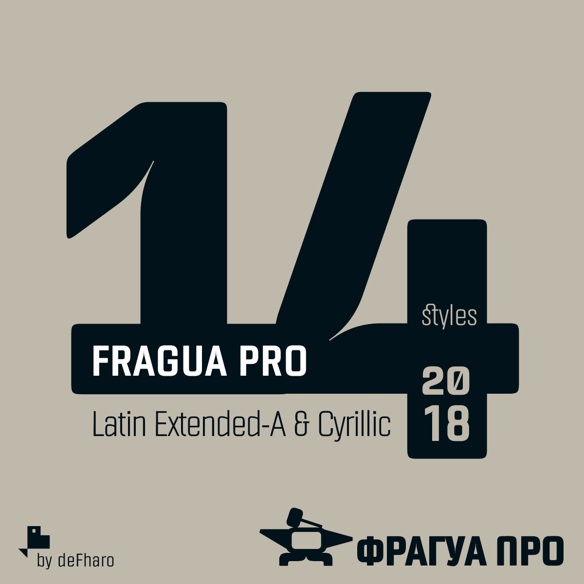 Fragua Pro Medium Font preview