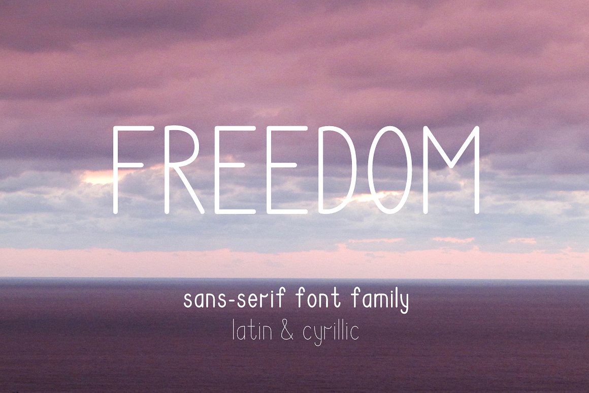 Freedom Font preview