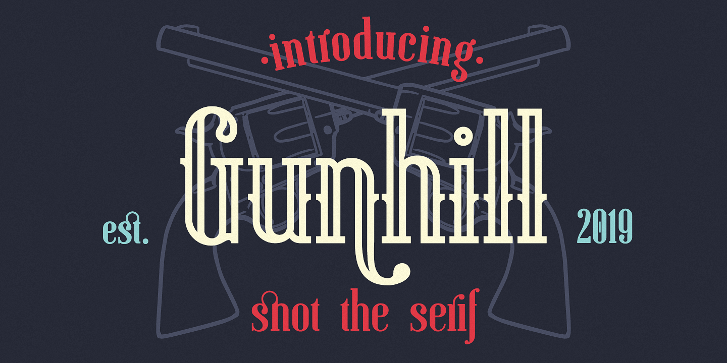 Gunhill Regular Font preview