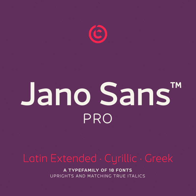 Jano Sans Pro Font preview