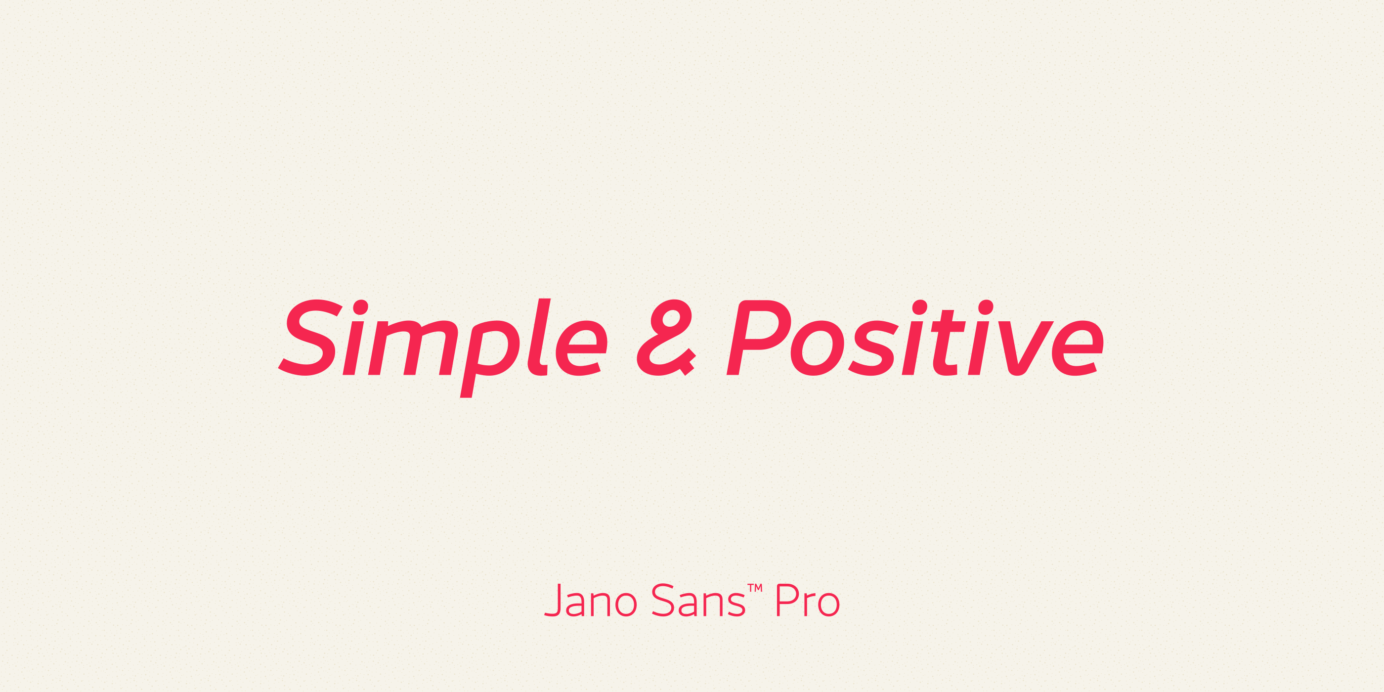 Jano Sans Pro Medium Font preview