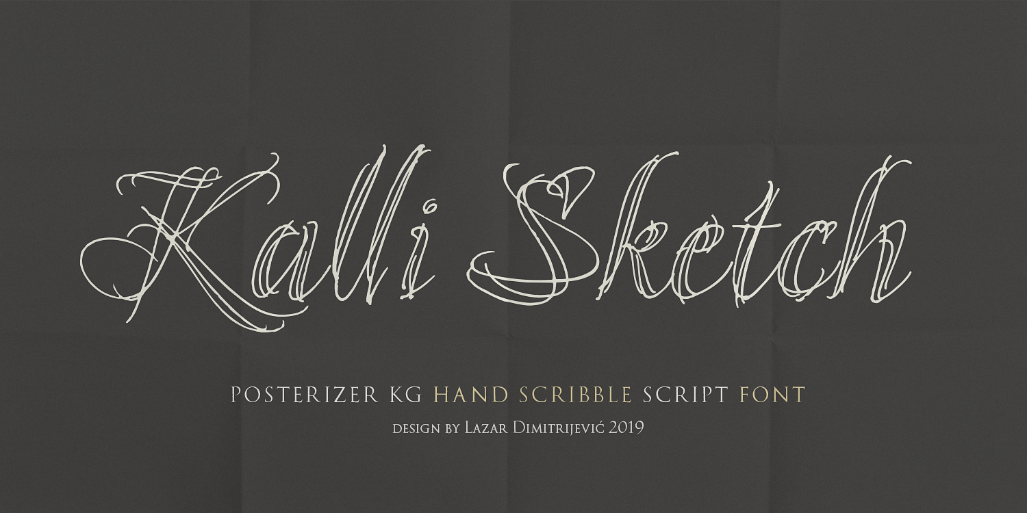 Kalli Sketch Font preview