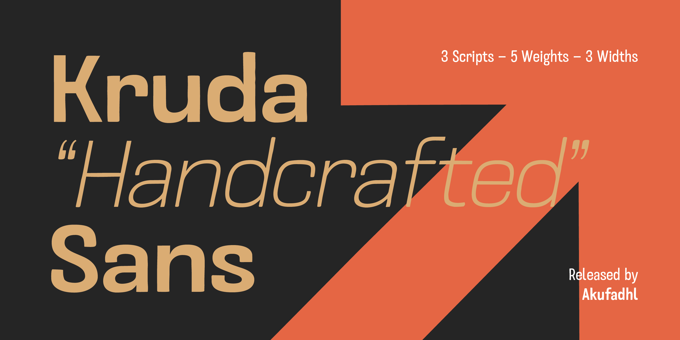 Kruda Light Slanted Font preview