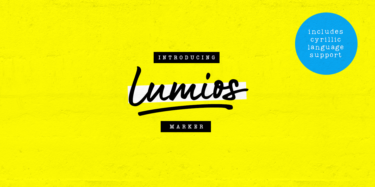 Lumios Font preview
