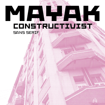 Mayak Condensed Font preview