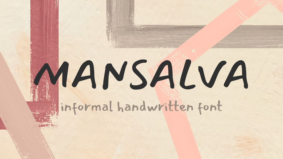 Mansalva Font preview