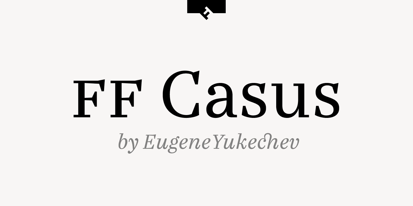 FF Casus Pro Font preview
