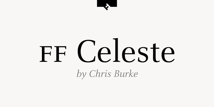 FF Celeste Font preview