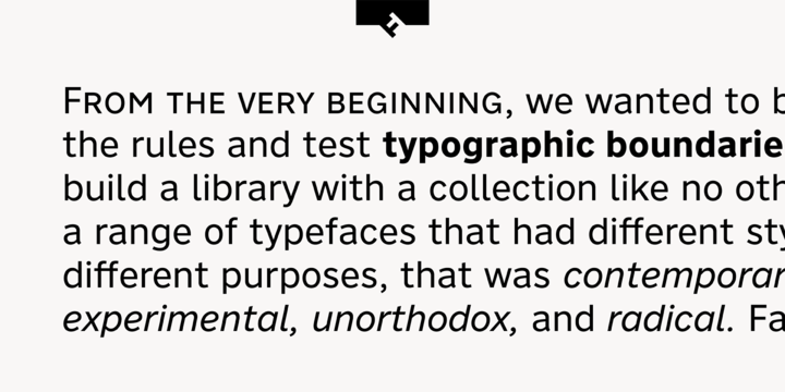 FF Nort ExtraLight Italic Font preview