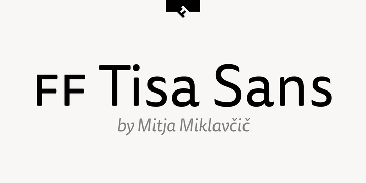 FF Tisa Sans Pro Font preview