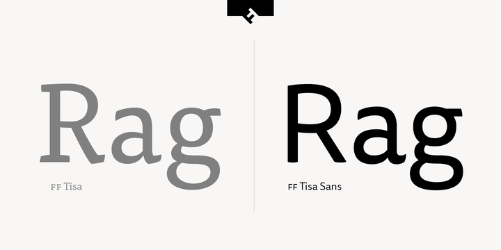 FF Tisa Sans Pro Black Font preview