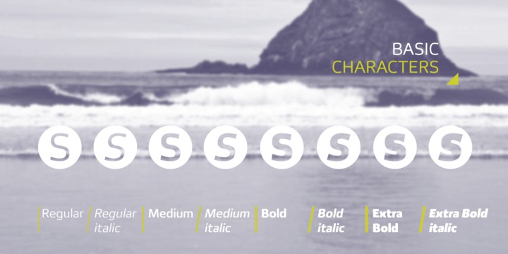 Foros Medium Italic Font preview