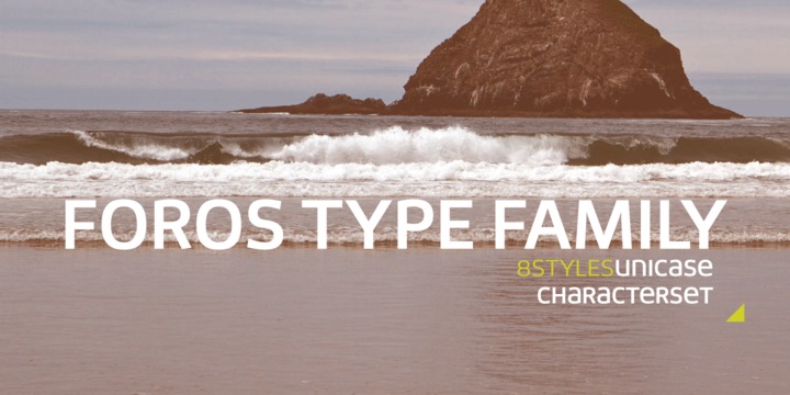Foros Font preview
