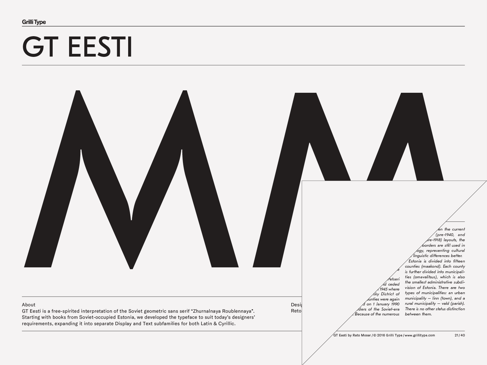 GT Eesti Pro Font preview