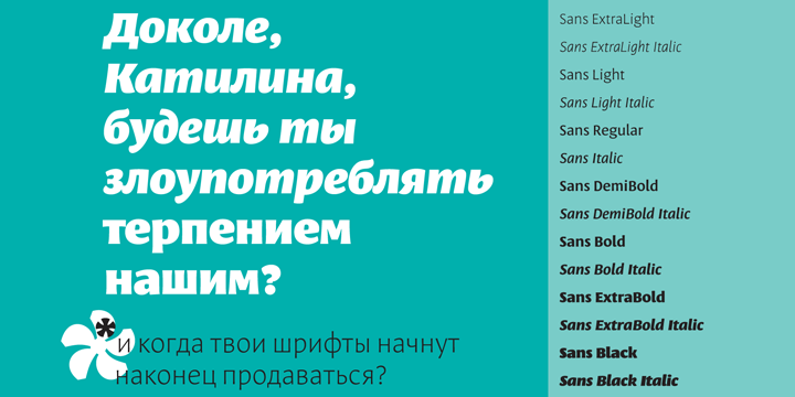 Leksa Sans Pro Light Italic Font preview