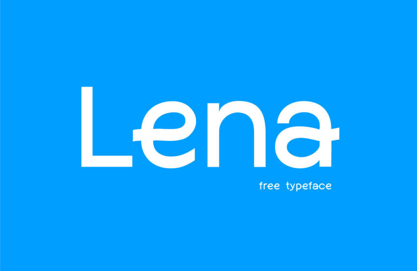 Lena Font preview