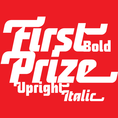 First Prize Font preview