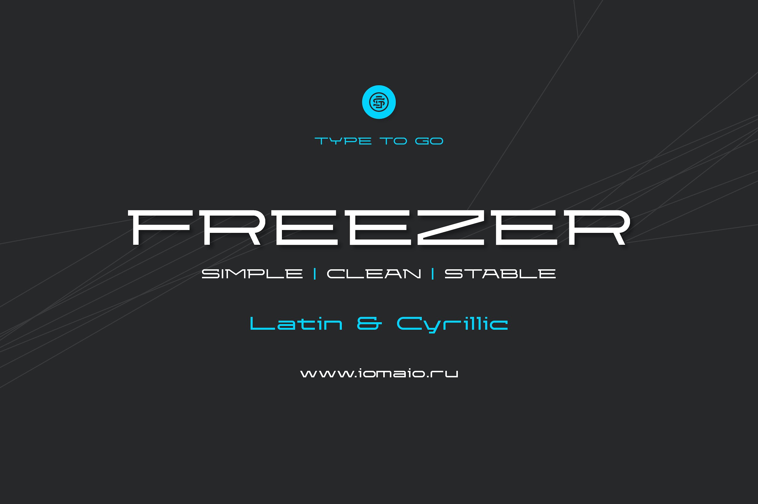 Freezer Font preview