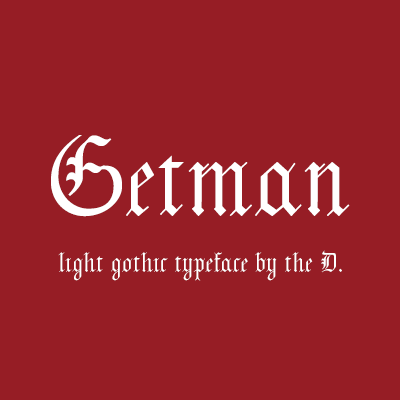 Getman Font preview