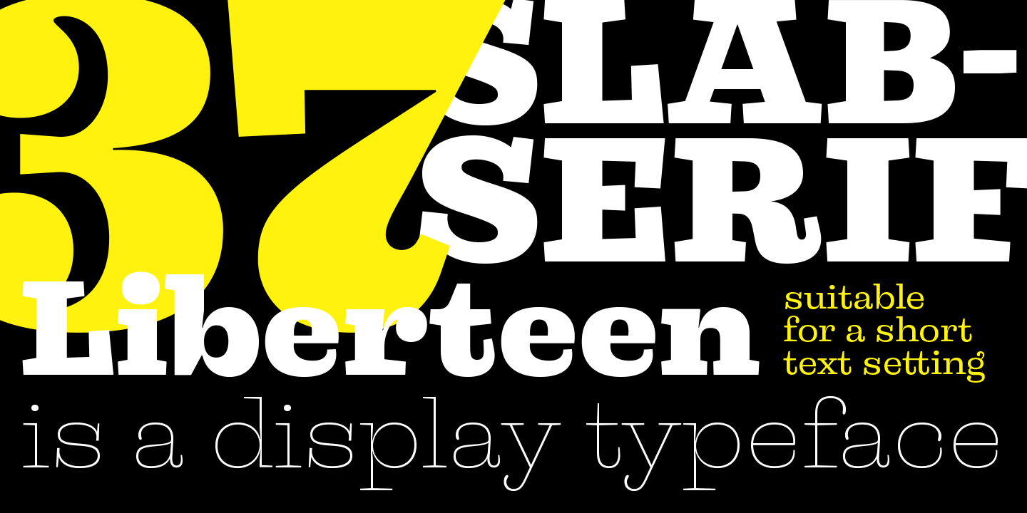 Liberteen Medium Font preview