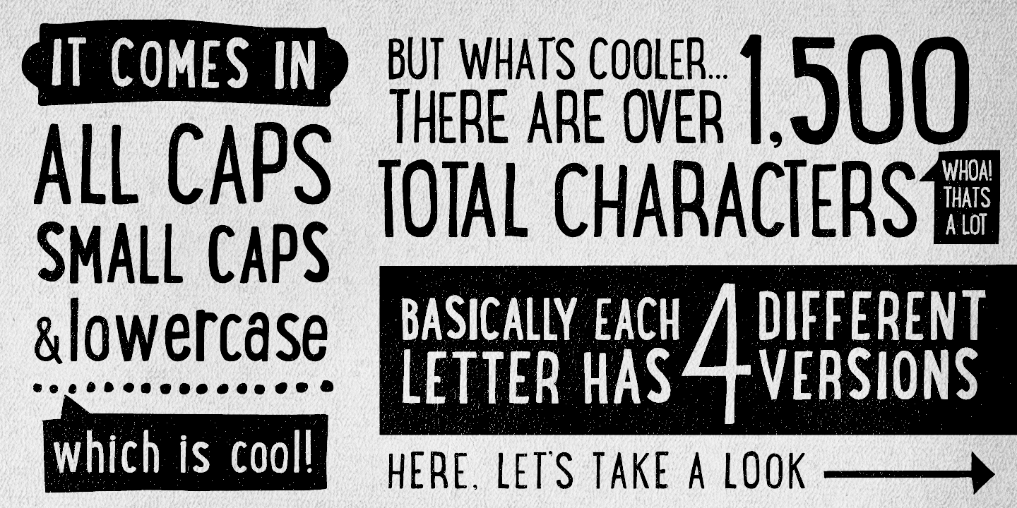 LunchBox Light Font preview