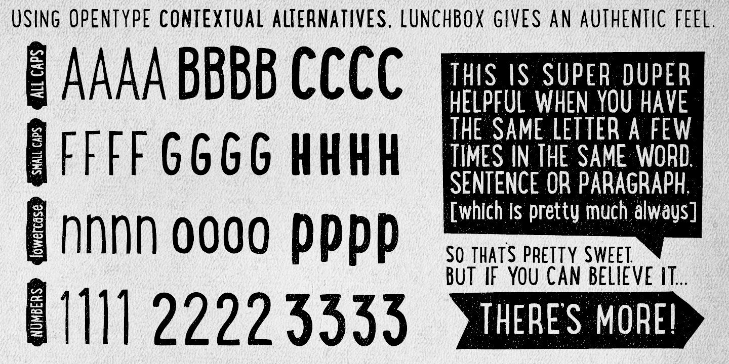 LunchBox Ornaments Font preview