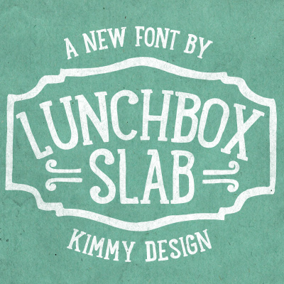 LunchBox Slab Font preview