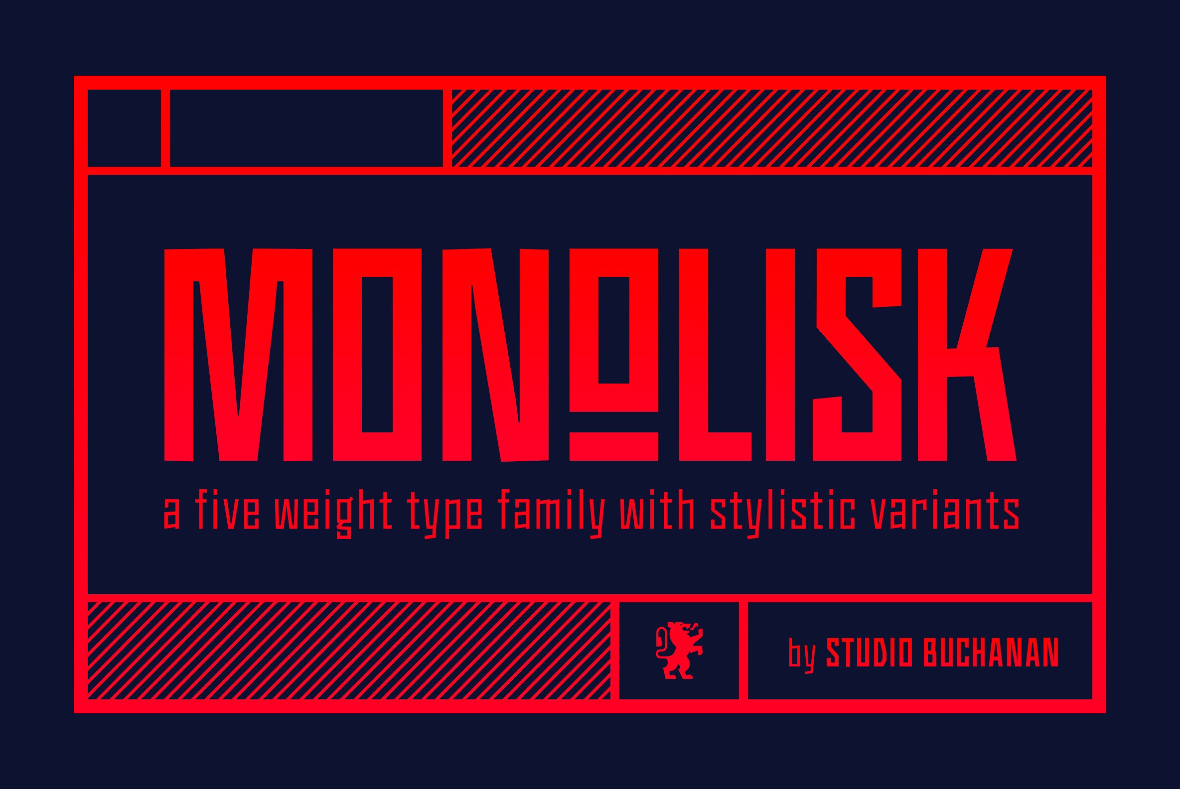 Monolisk Font preview