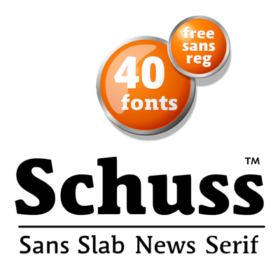 Schuss News Pro Font preview