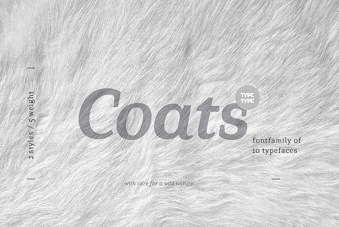 TT Coats Font preview