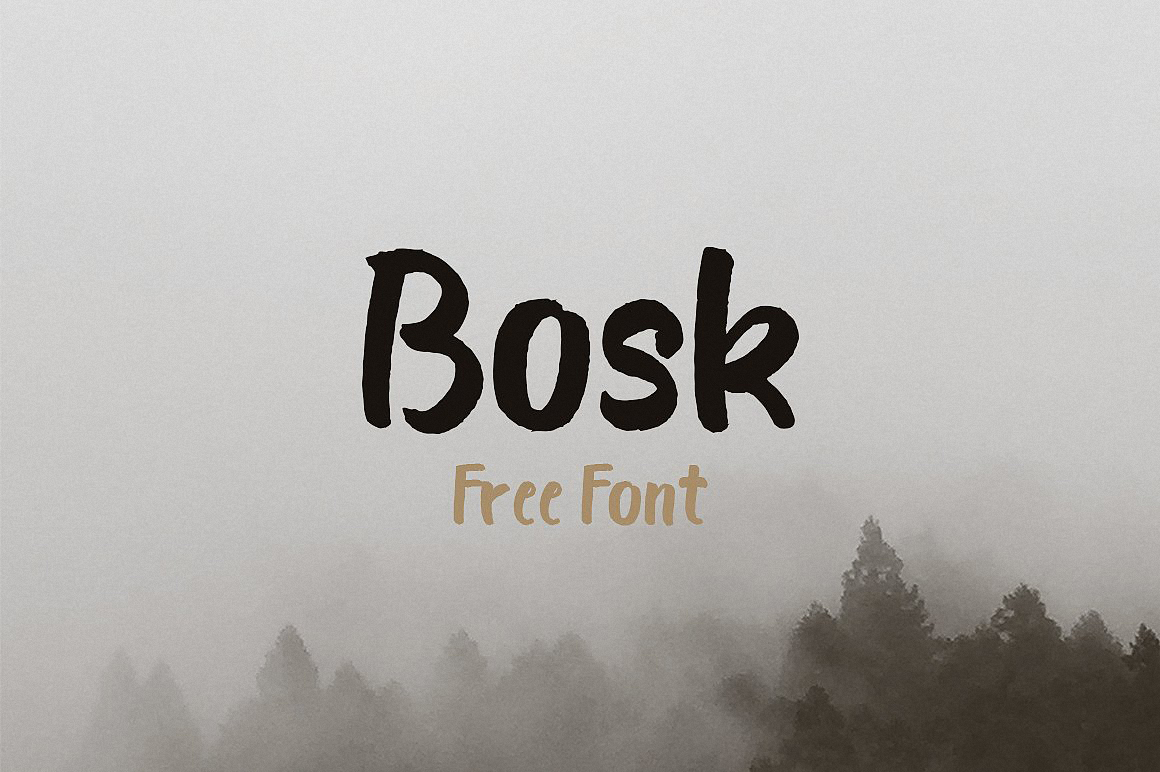 Bosk Font preview