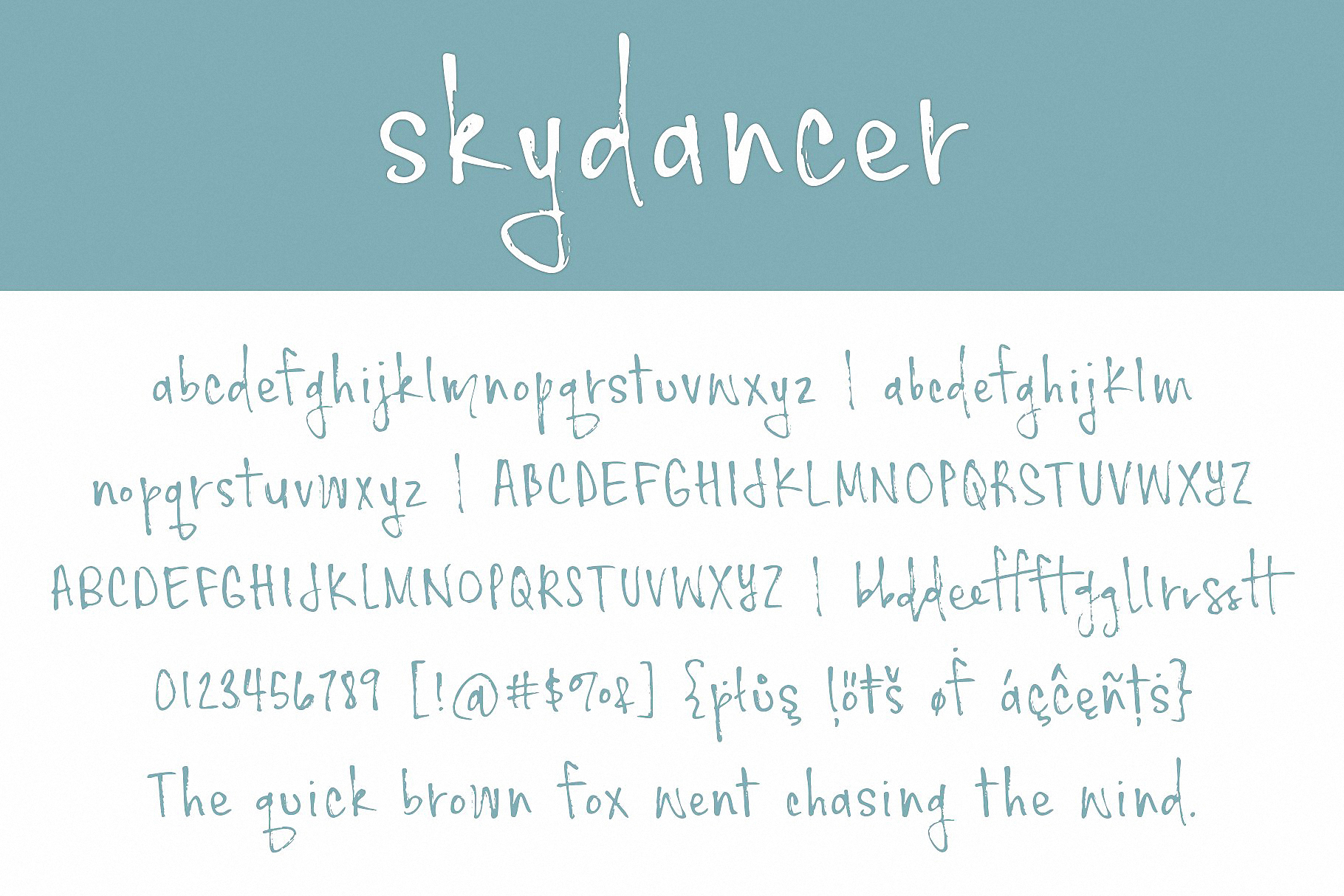 Skydancer Regular Font preview