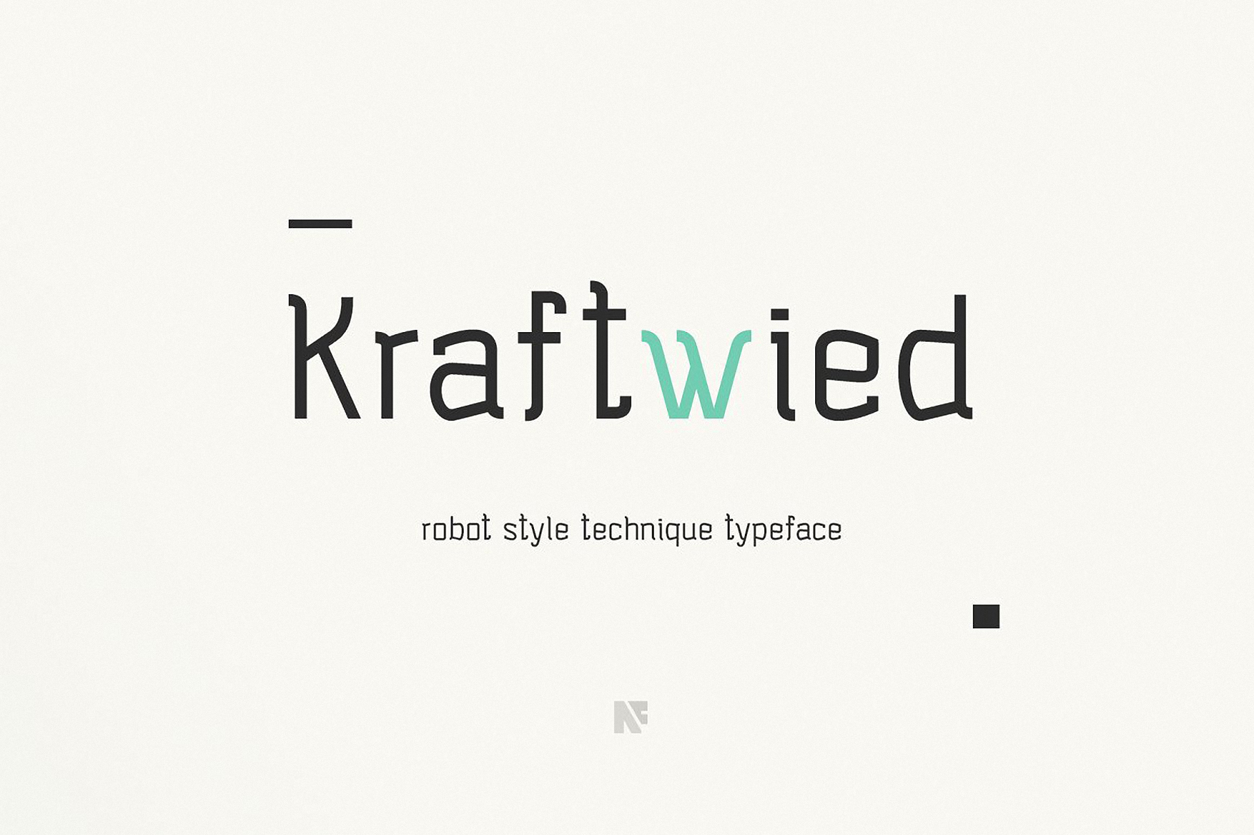 Kraftwied Font preview