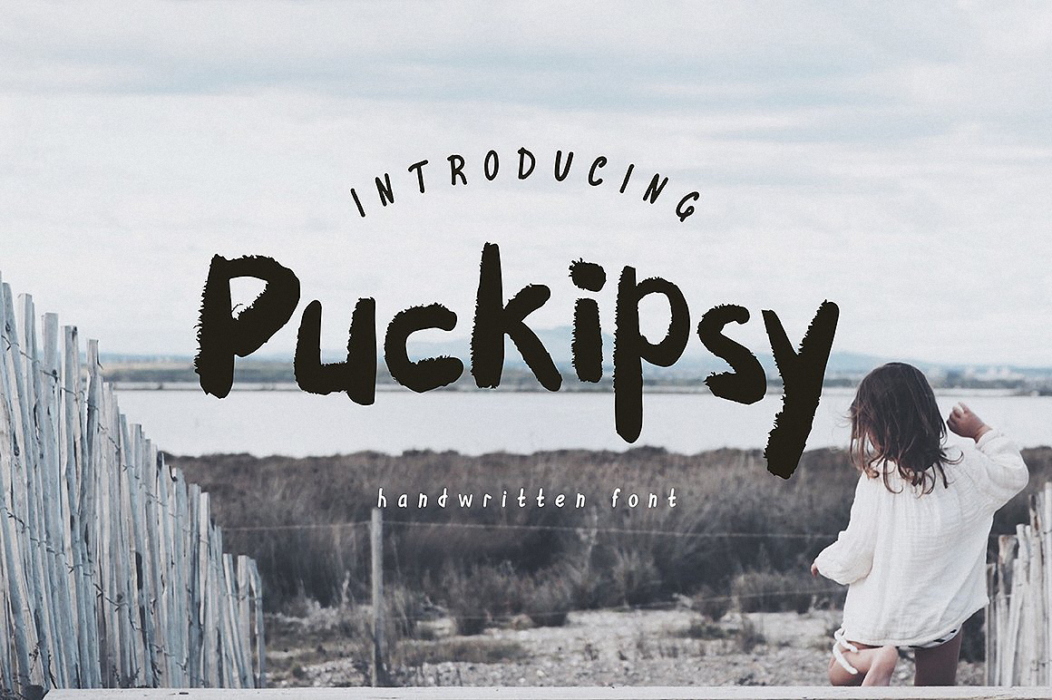 Puckipsy Font preview