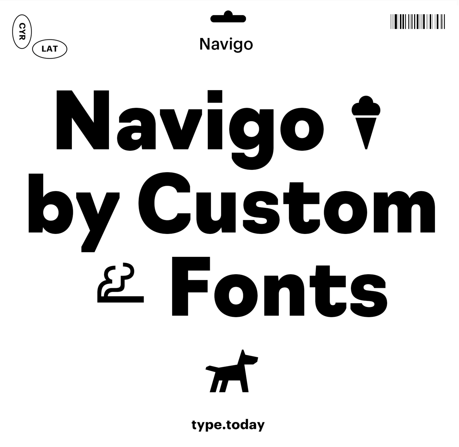 Navigo Black Font preview