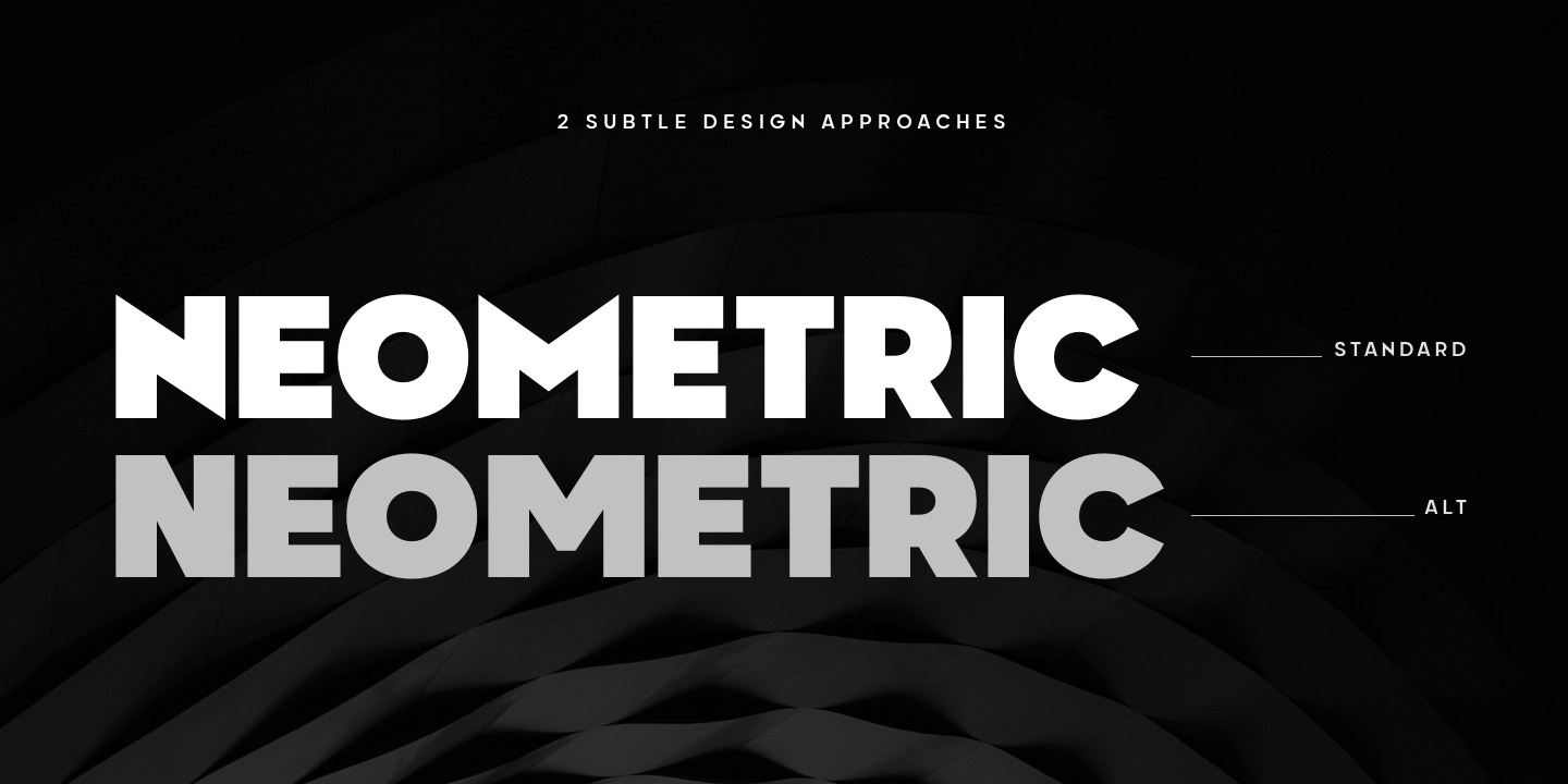 Neometric Alt Medium Font | xFonts.pro